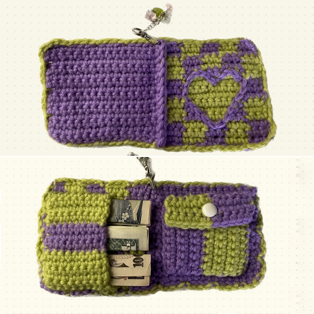 Delia Crochet Wallet Crochet Written Pattern