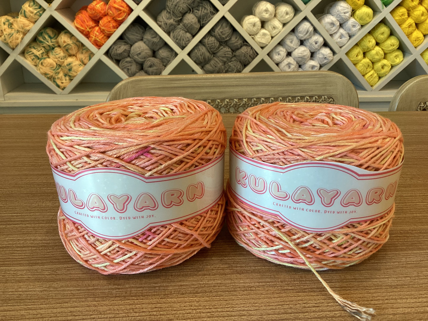 Hand-dyed 8ply Cotton Yarns by @kulayarn.ph