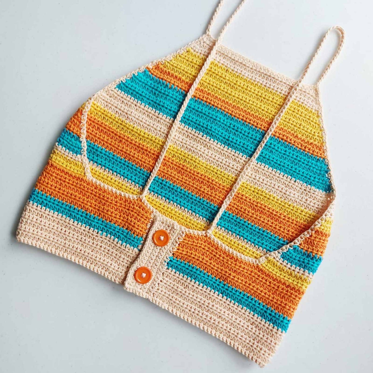 Iris Top Crochet Written Pattern