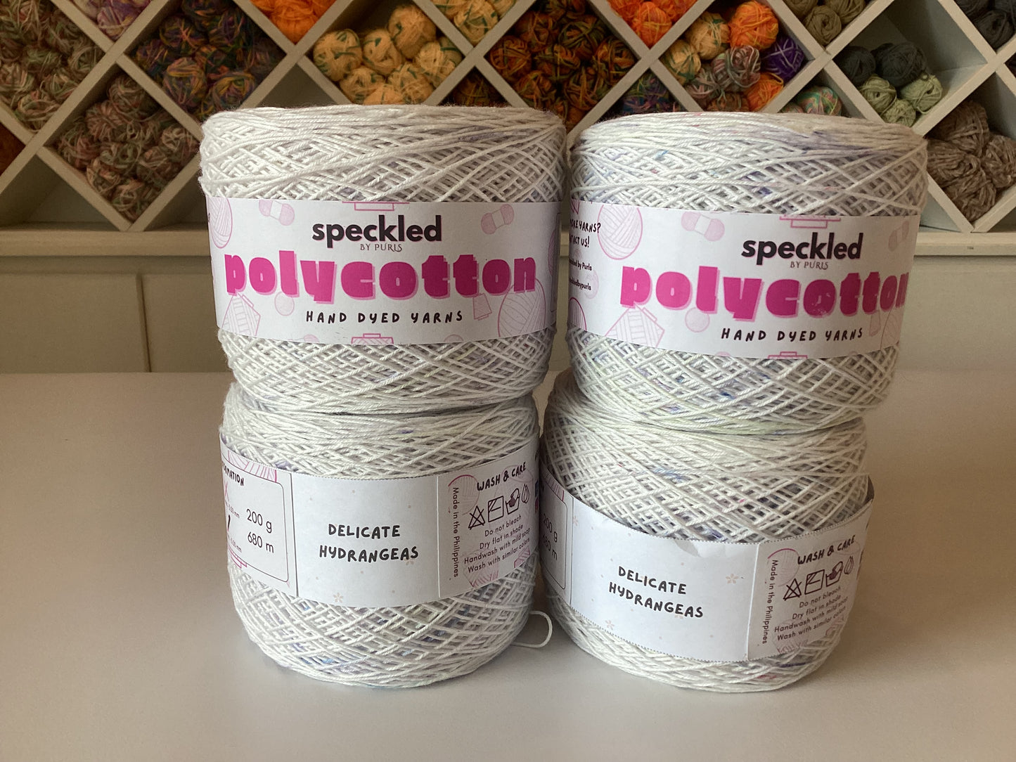 Polycotton Cakes by @speckledbypurls
