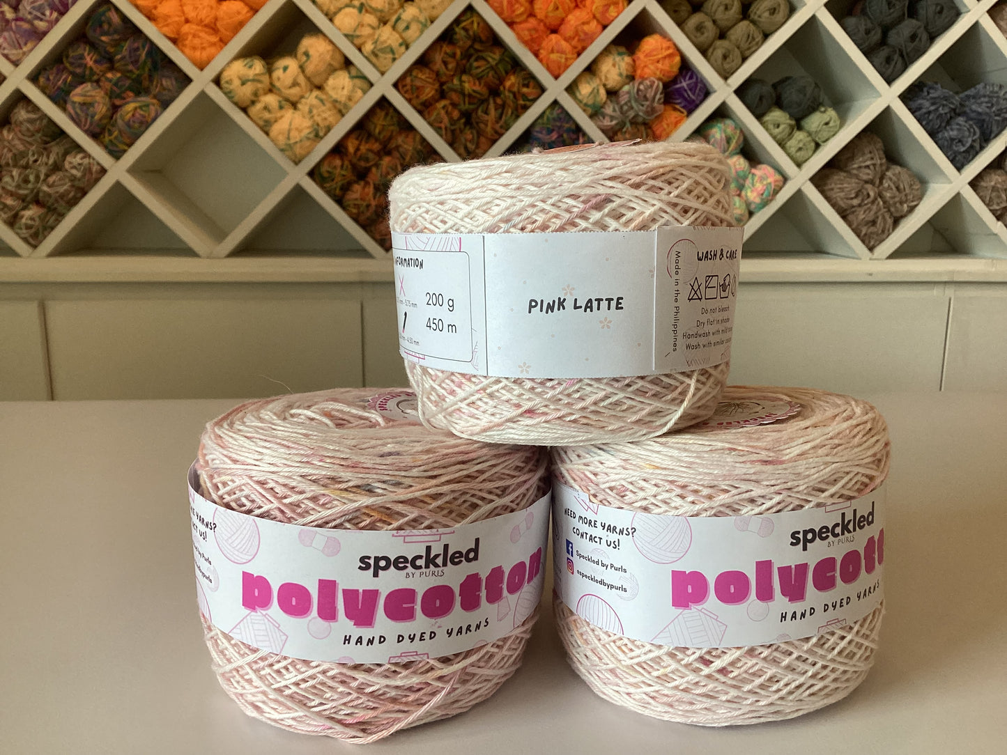 Polycotton Cakes by @speckledbypurls
