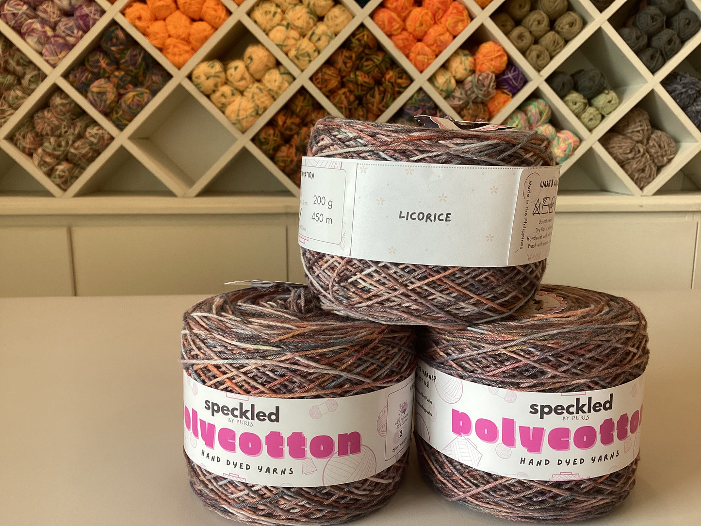 Polycotton Cakes by @speckledbypurls