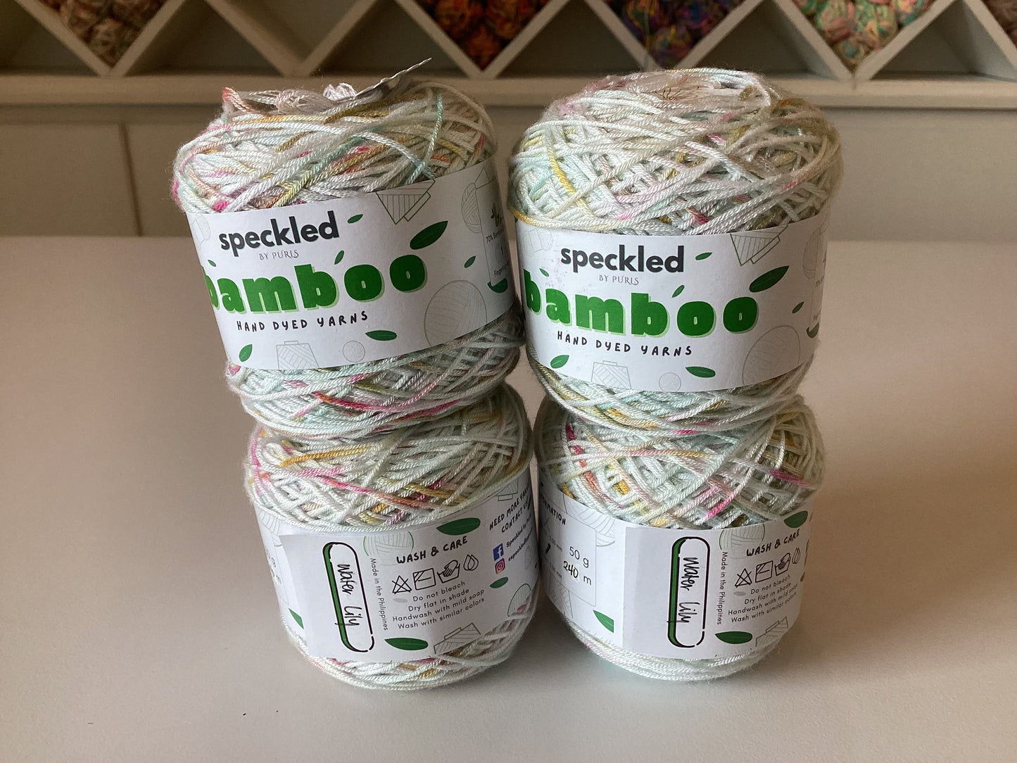 Bamboo Cotton Cakes by @speckledbypurls
