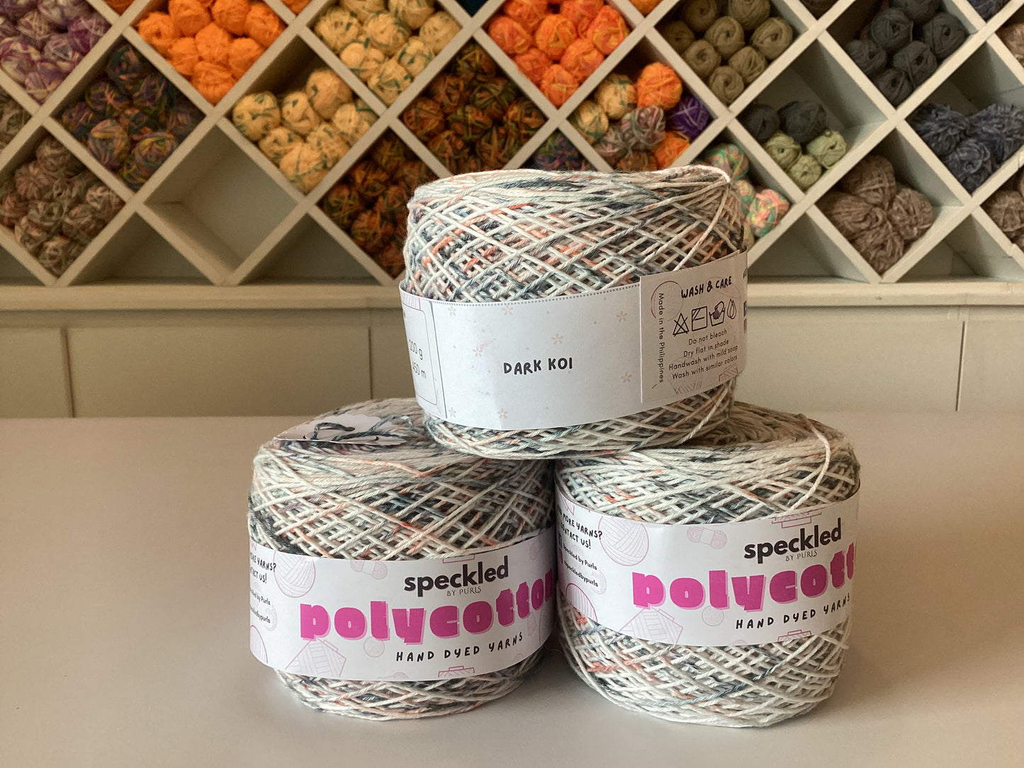 Polycotton Cakes by @speckledbypurls