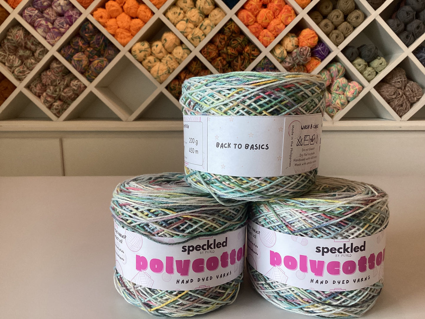 Polycotton Cakes by @speckledbypurls