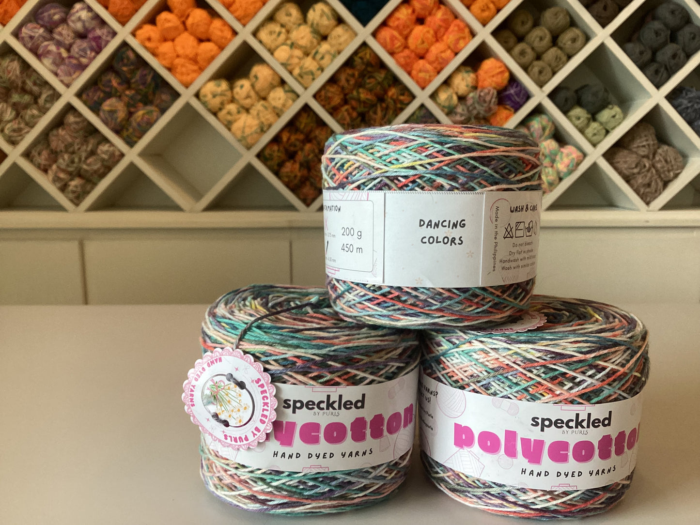 Polycotton Cakes by @speckledbypurls