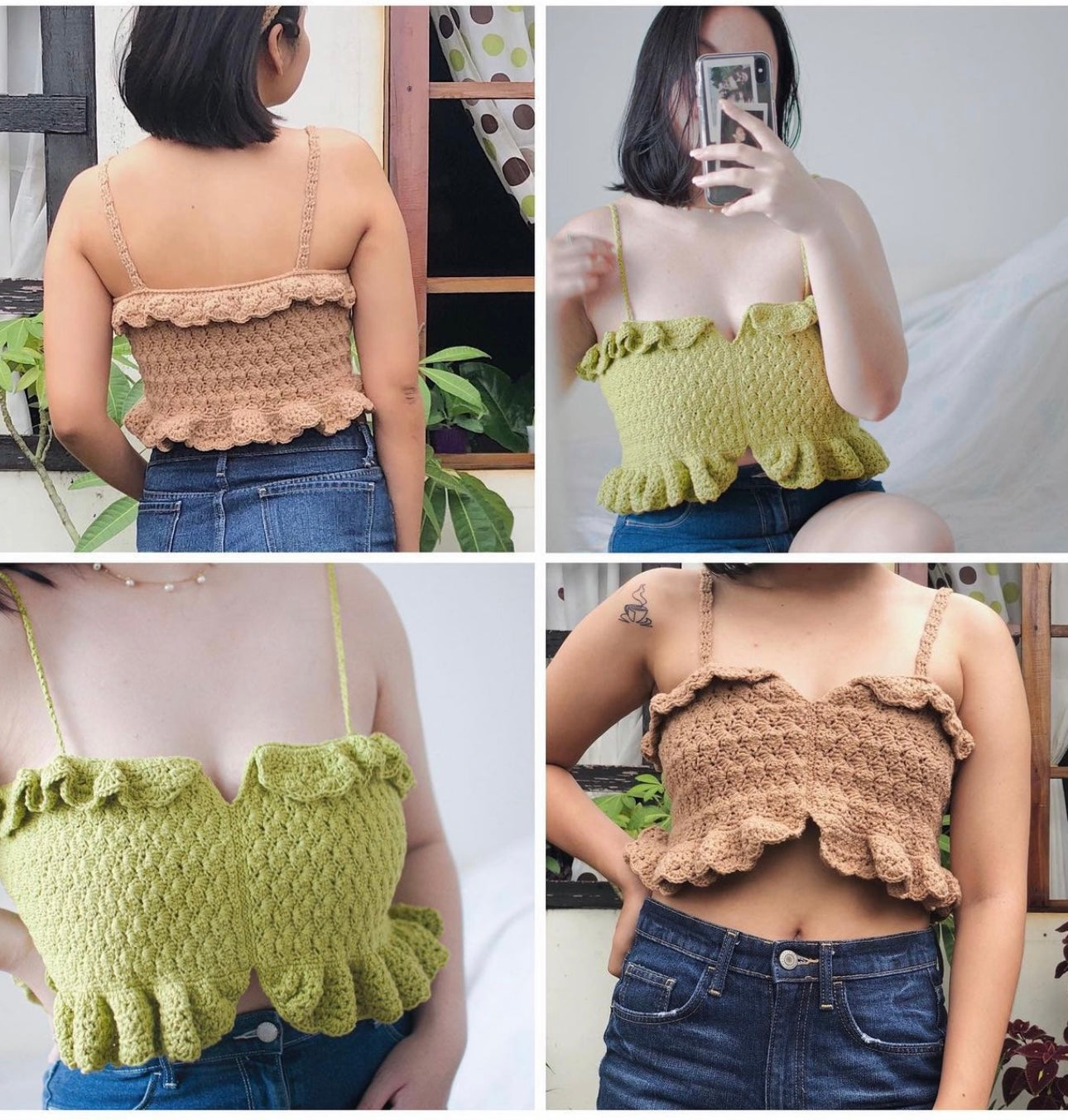 Amira Top Crochet Written Pattern