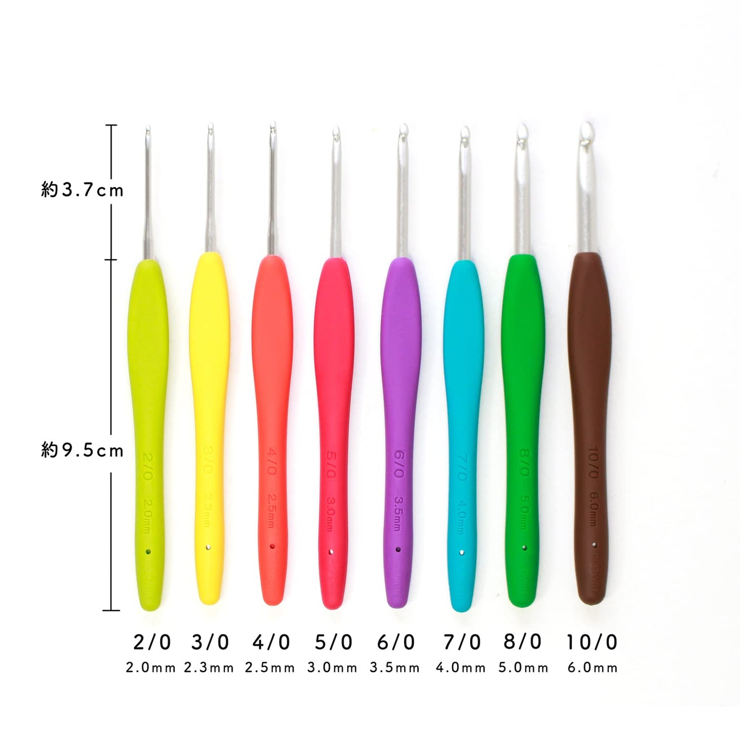 Clover Crochet hooks set 43-321 (8 hook sets)