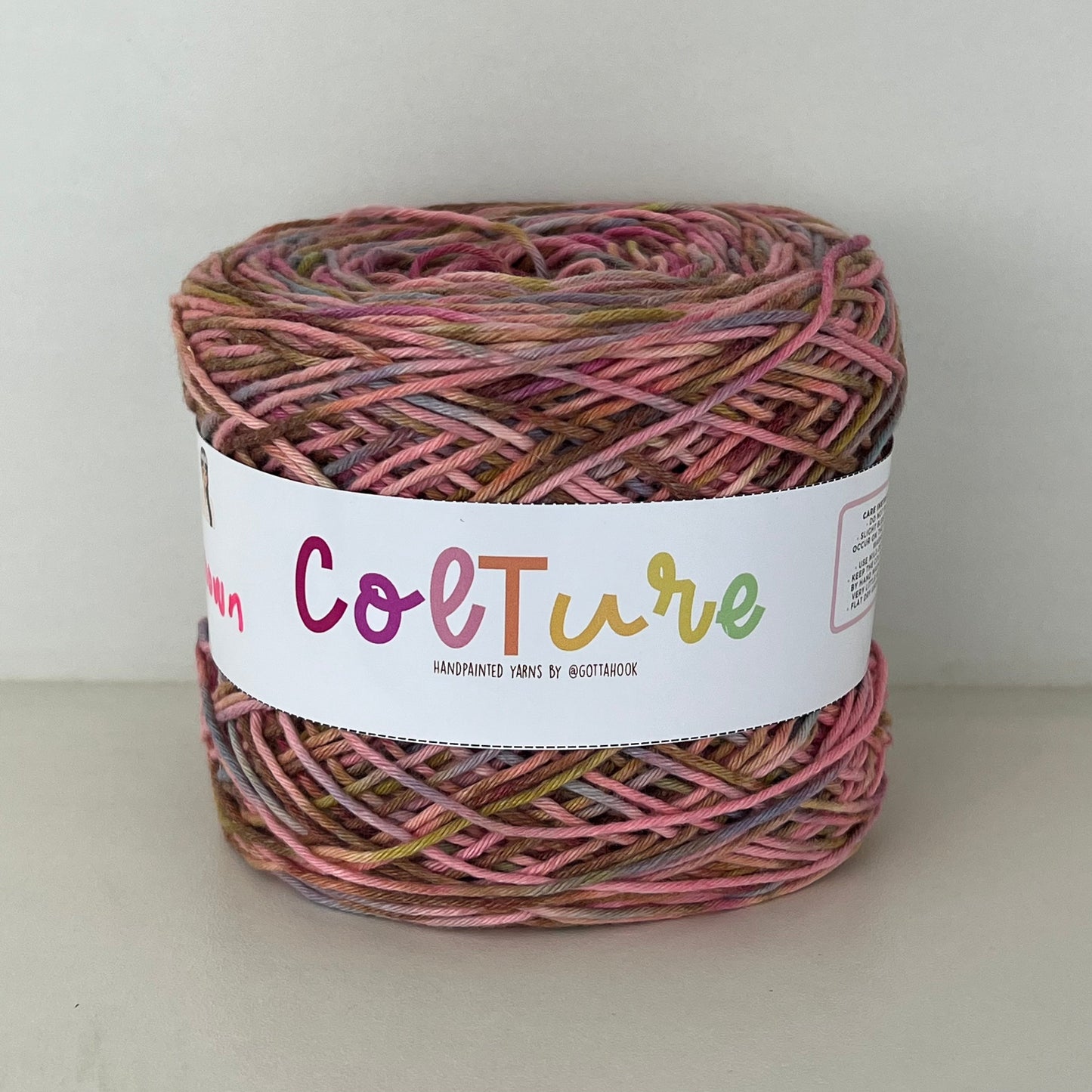 Hand-dyed 12ply yarns by @col.ture